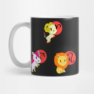 Fire Star Signs of the Zodiac Mug